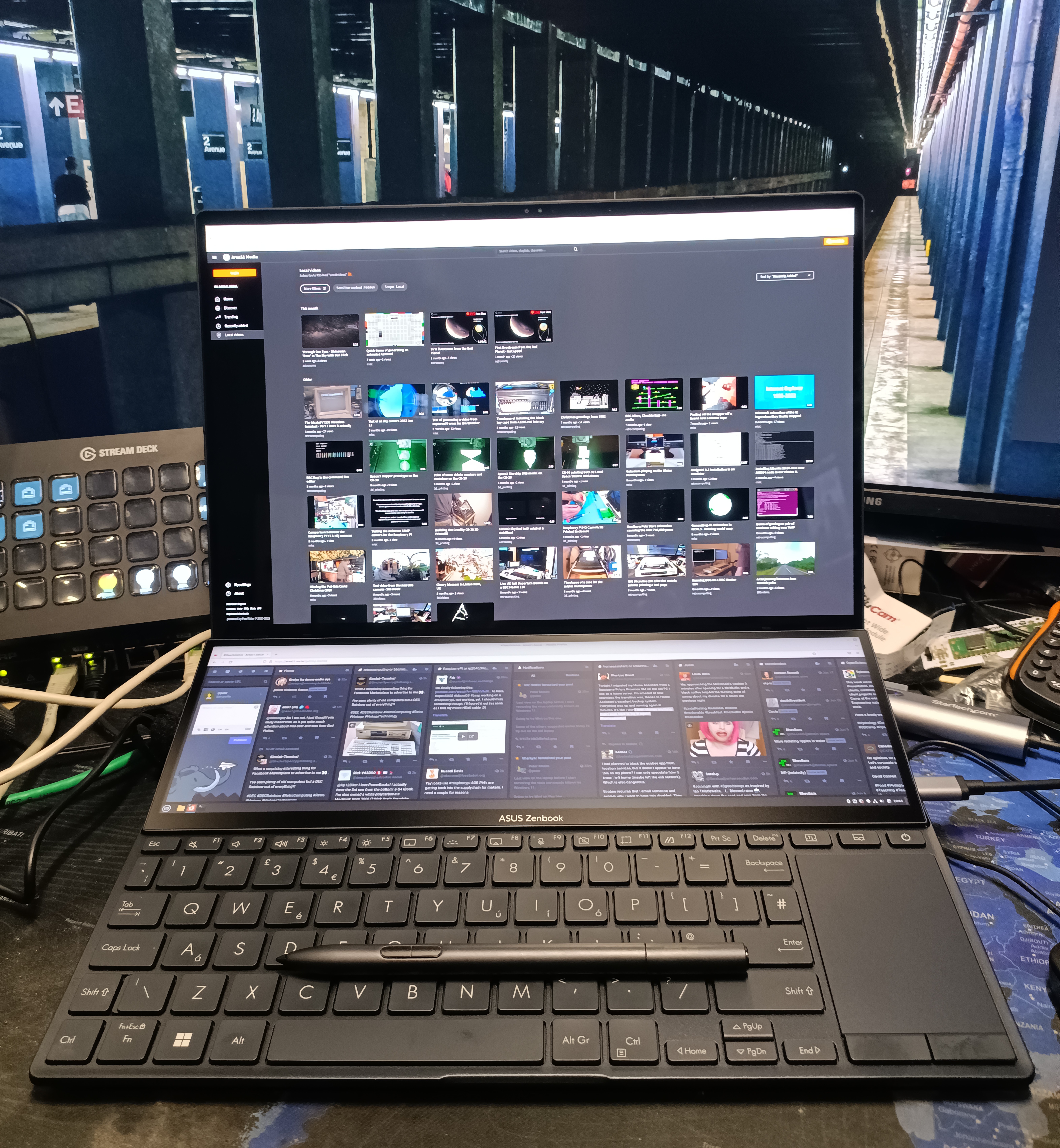 Linux on the ASUS Zenbook Duo Pro 14 – Peter Mount's Blog